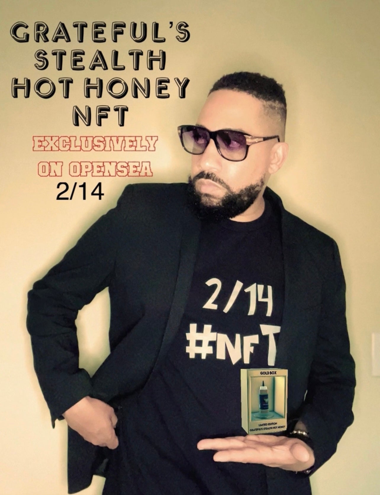NFT Limited Edition: Grateful's Stealth Hot Honey (Gold Box)